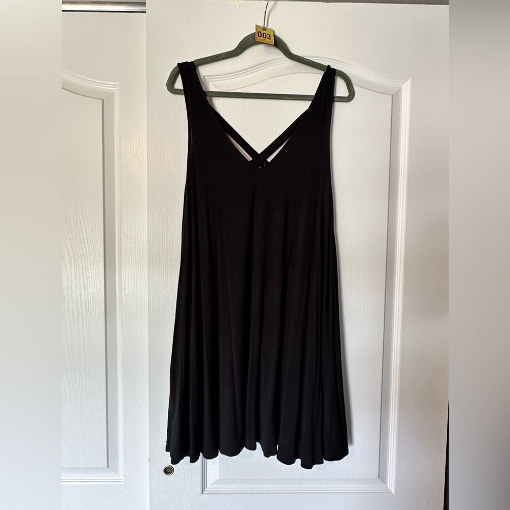 Black American eagle casual dress Large